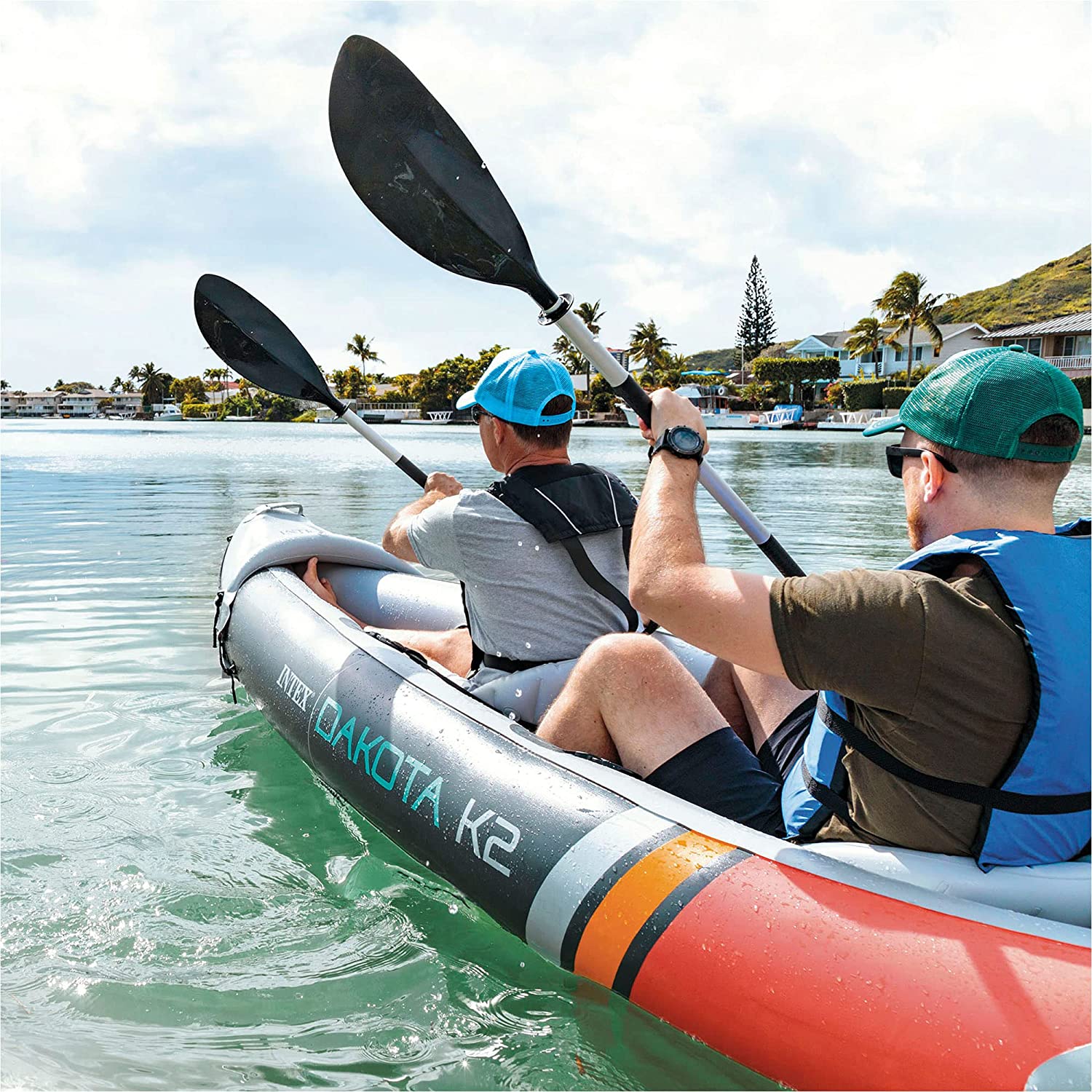 2-Person Heavy-Duty Inflatable Kayak