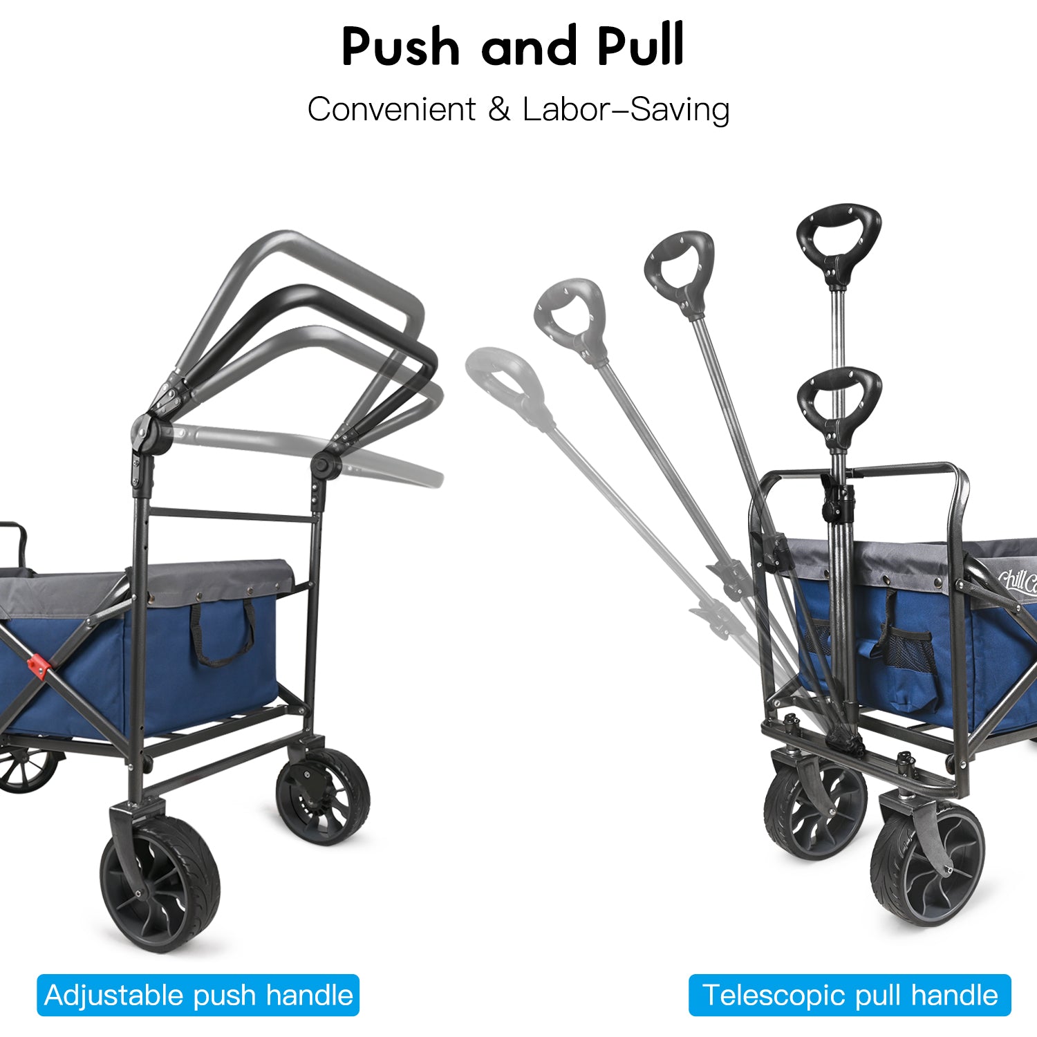 collapsible push wagon