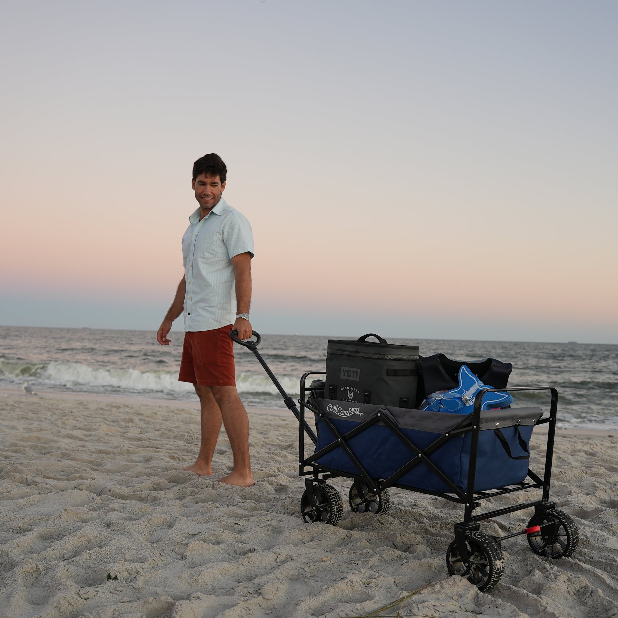 juggernaut carts collapsible folding outdoor beach utility wagon